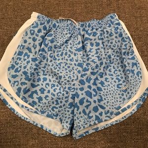 Nike Tempo Shorts | Blue Cheetah Print | Medium